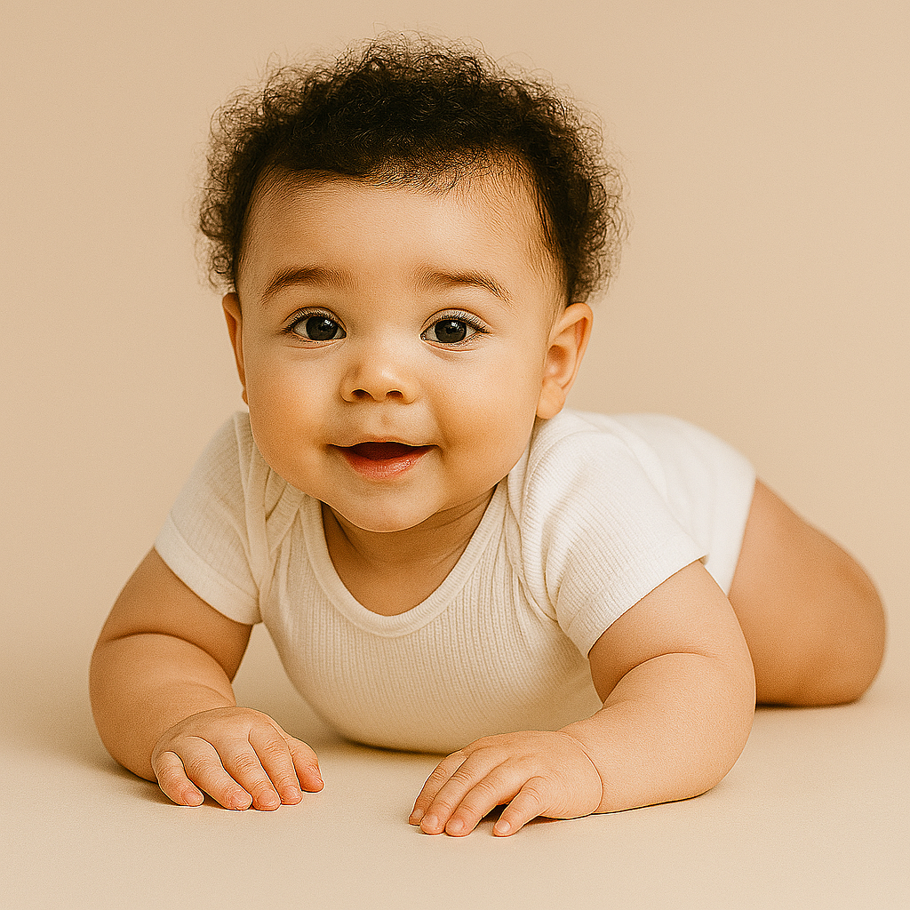 Children in bright classroom